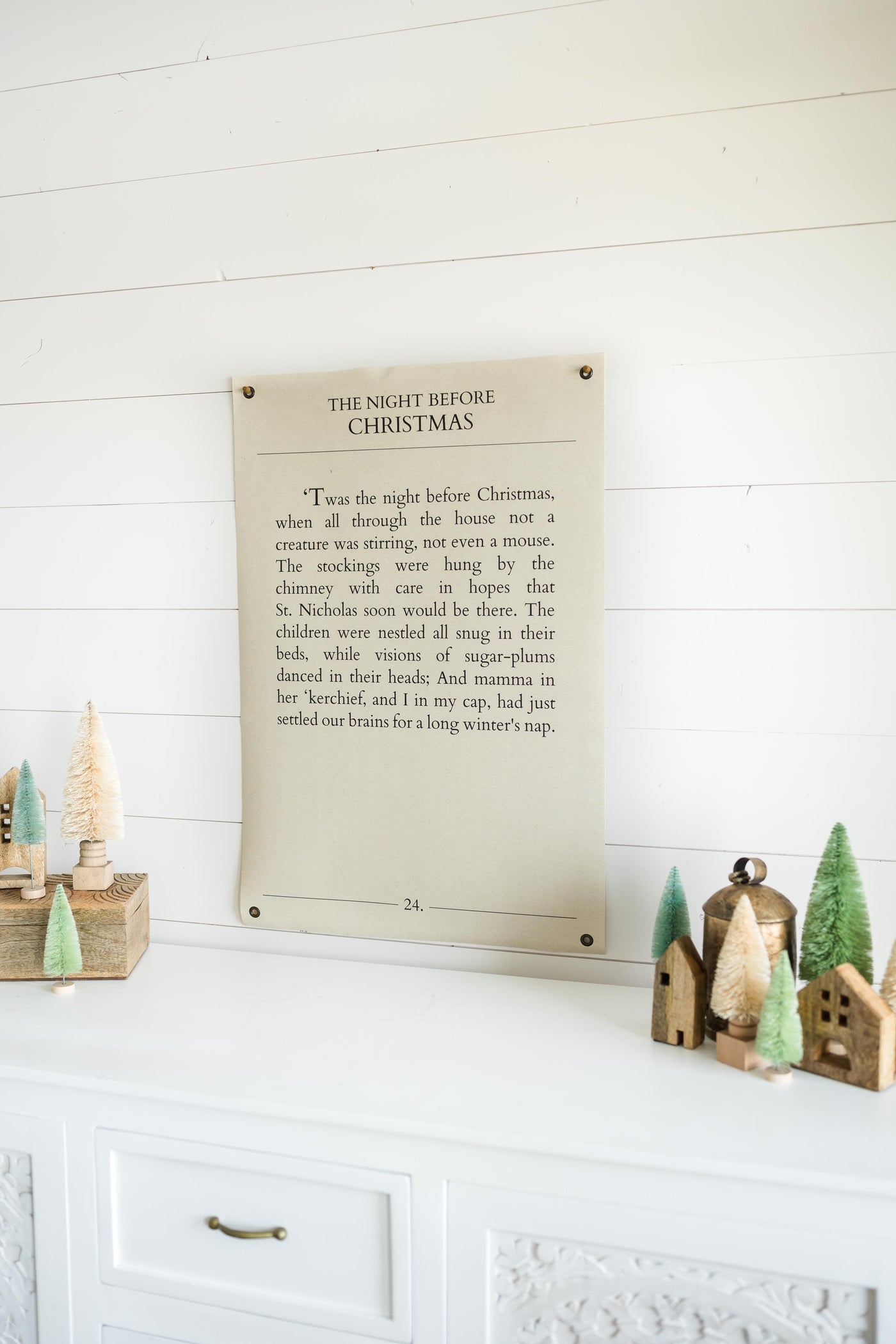 Twas the Night Before Christmas | Canvas Banner