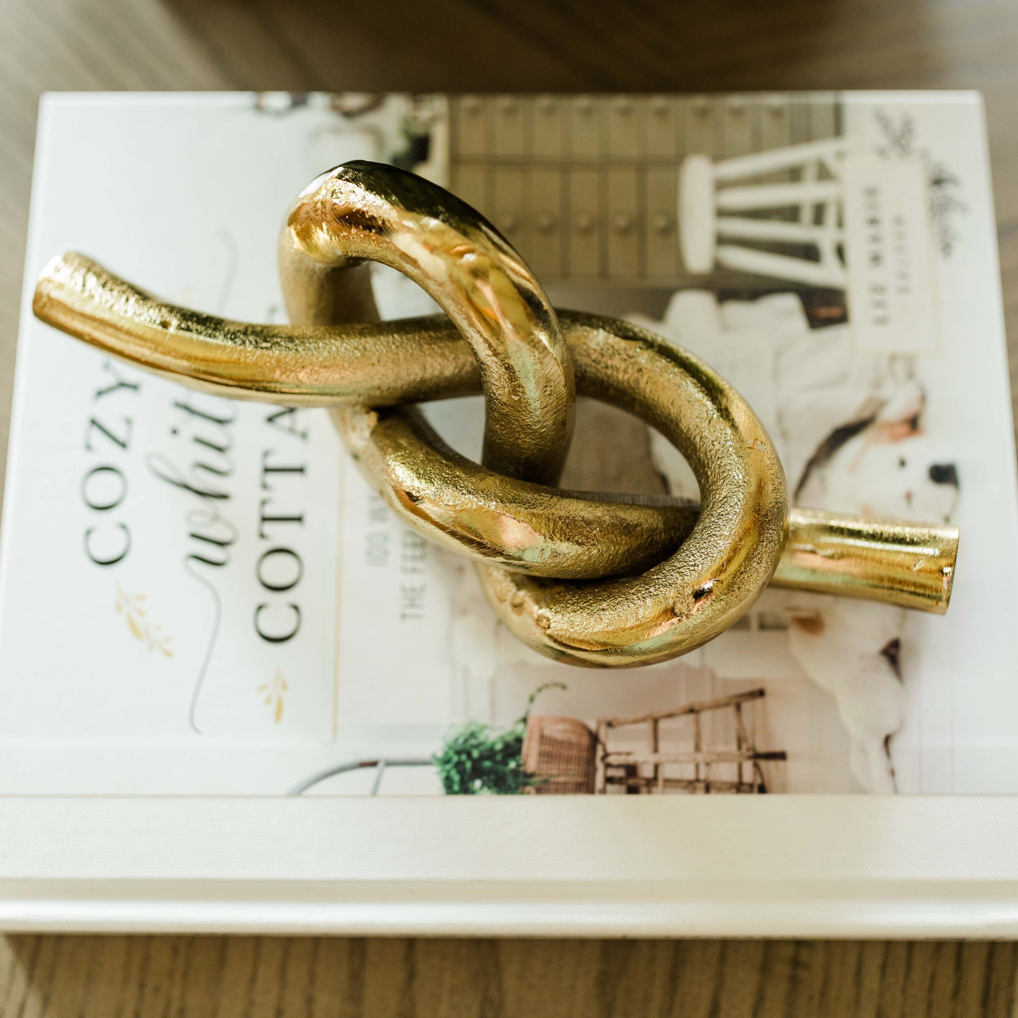 Gold Metal Knot Joyfully Said