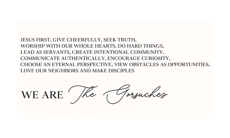 Family Manifesto | Personalized
