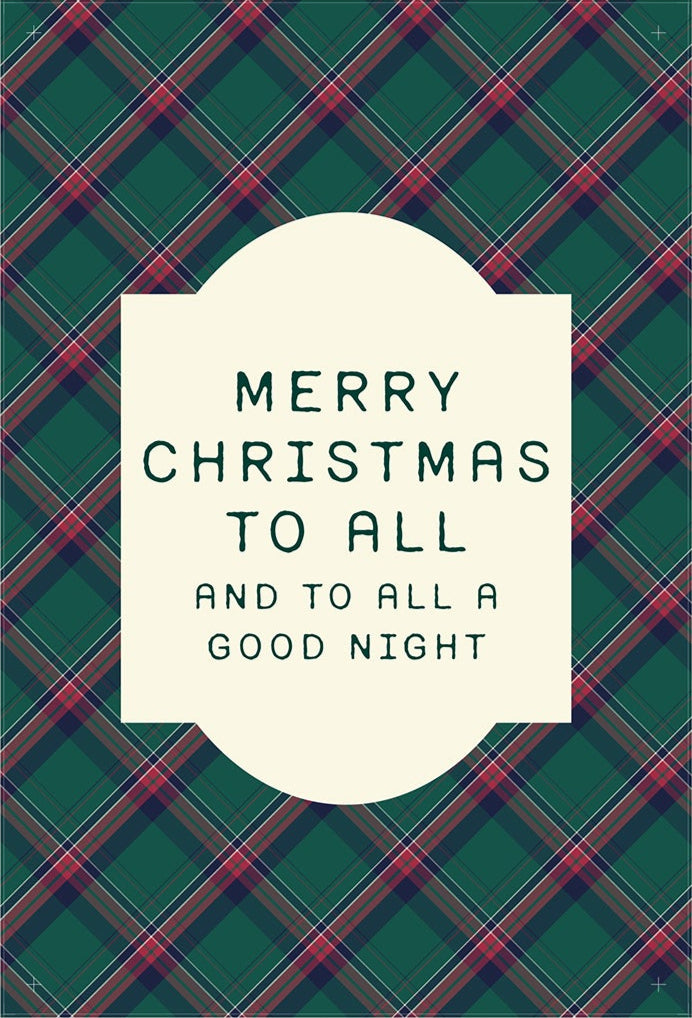 Merry Christmas to All | Canvas Banner