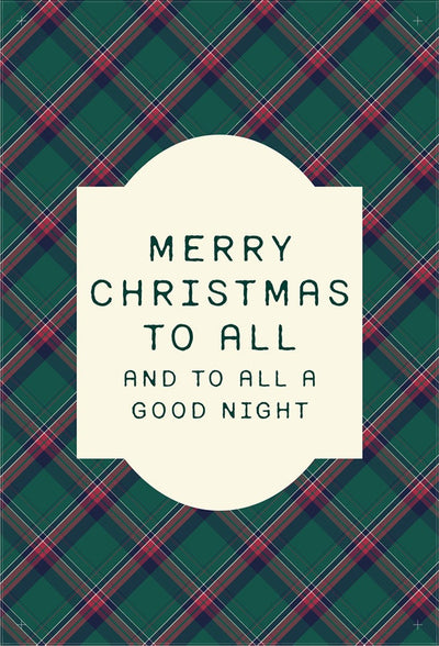 Merry Christmas to All | Canvas Banner