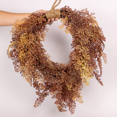 Tattersall Leaves Hanging Wreath