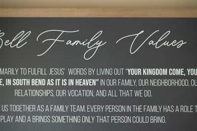 Family Values | Personalized
