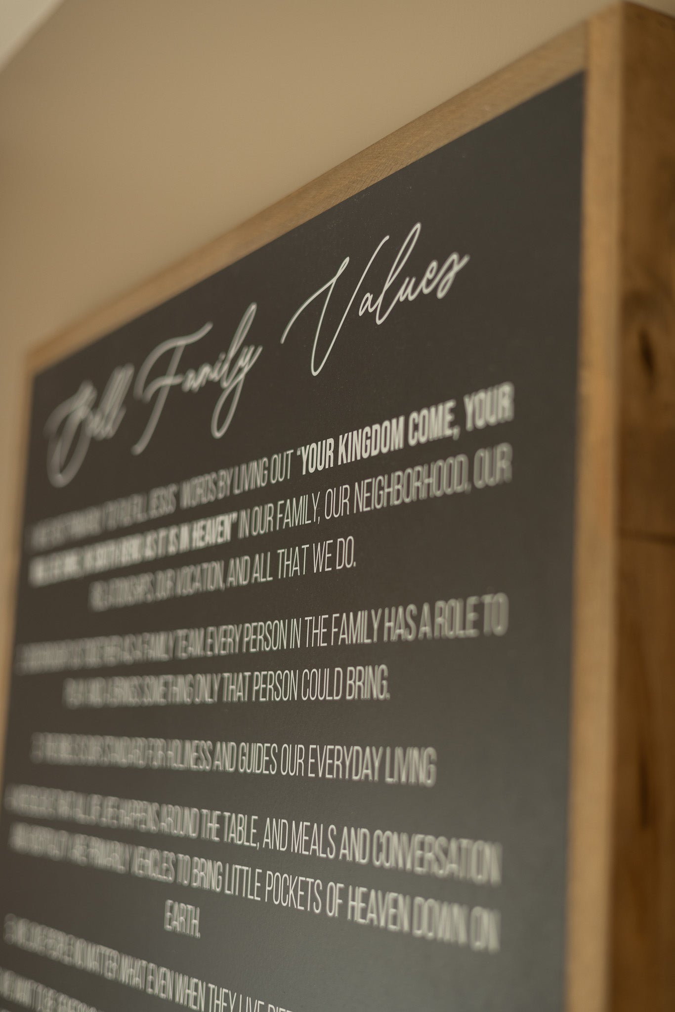 Family Values | Personalized