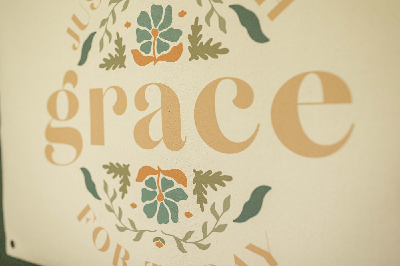 Just Enough Grace | Canvas Banner