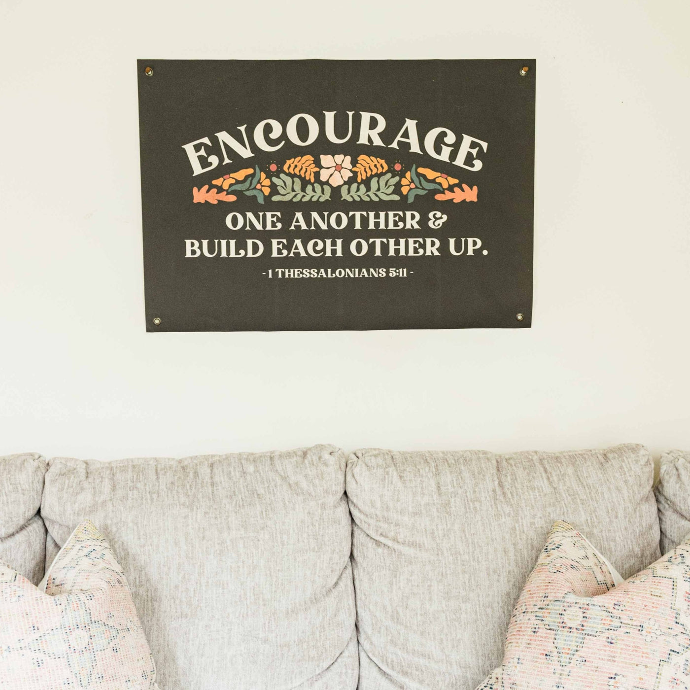 Encourage One Another | Canvas Banner