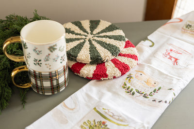 Green Plaid Coffee Mug