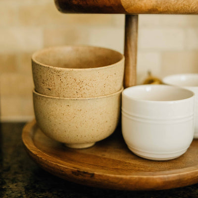 Brown Stoneware Bowl