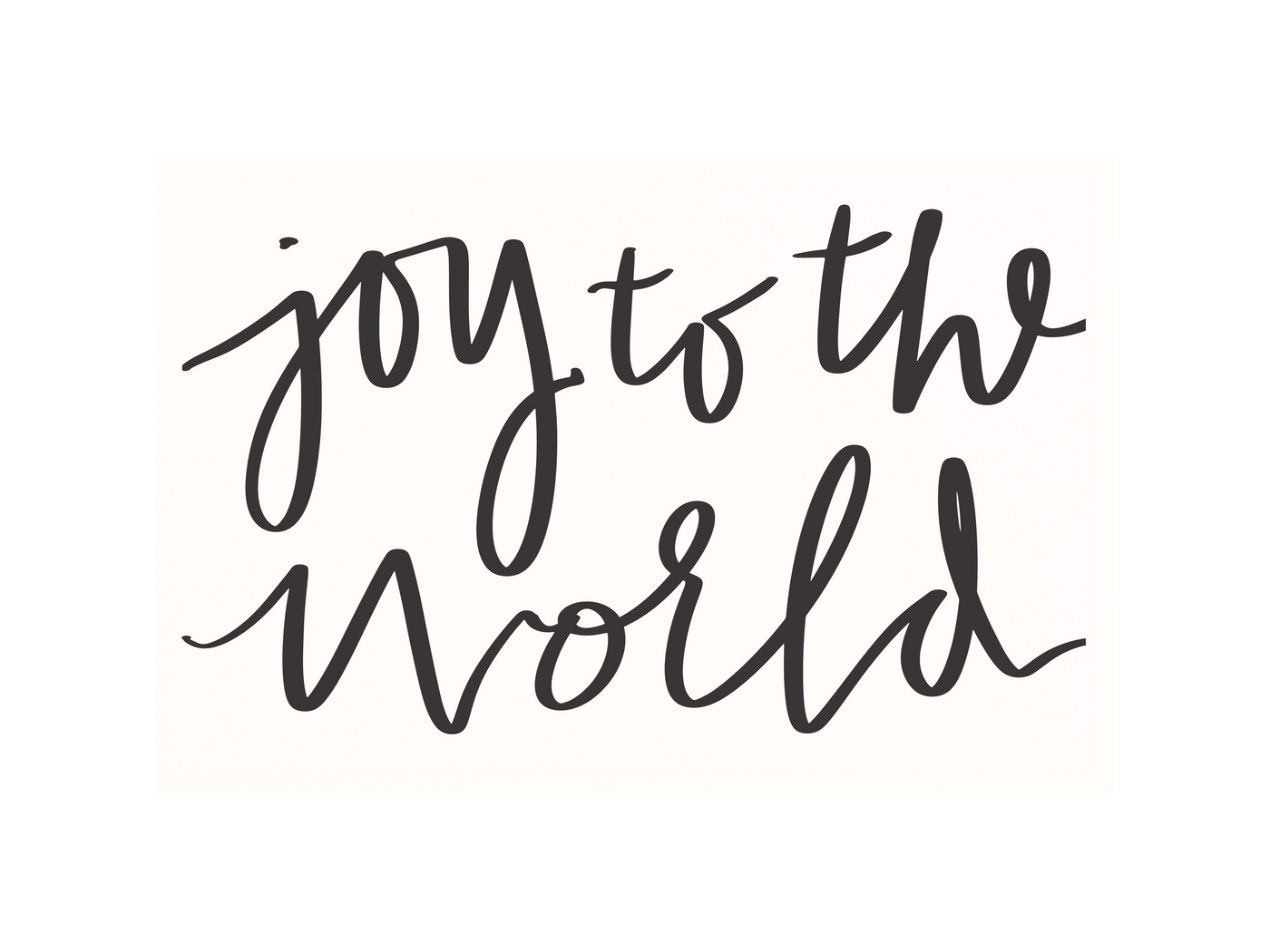Joy to the World