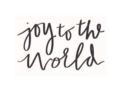 Joy to the World