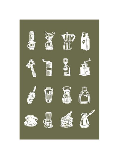 Coffee Specimen Art