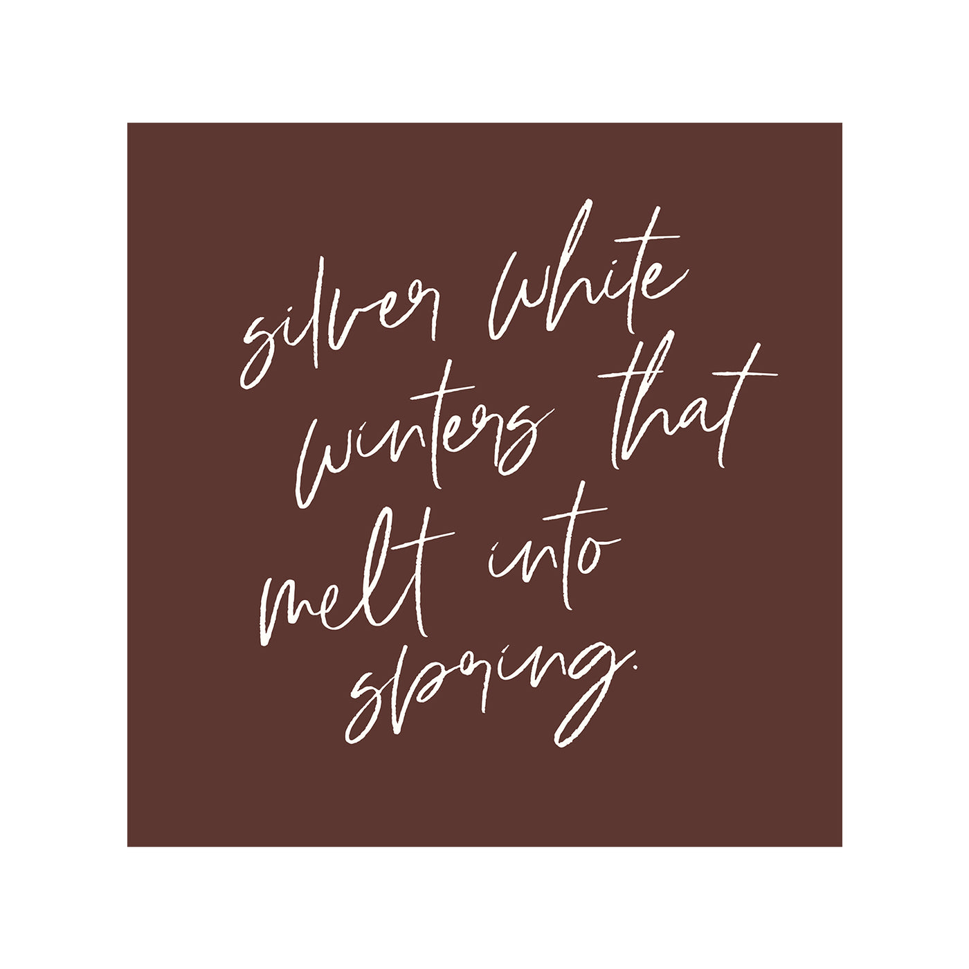 Silver White Winters