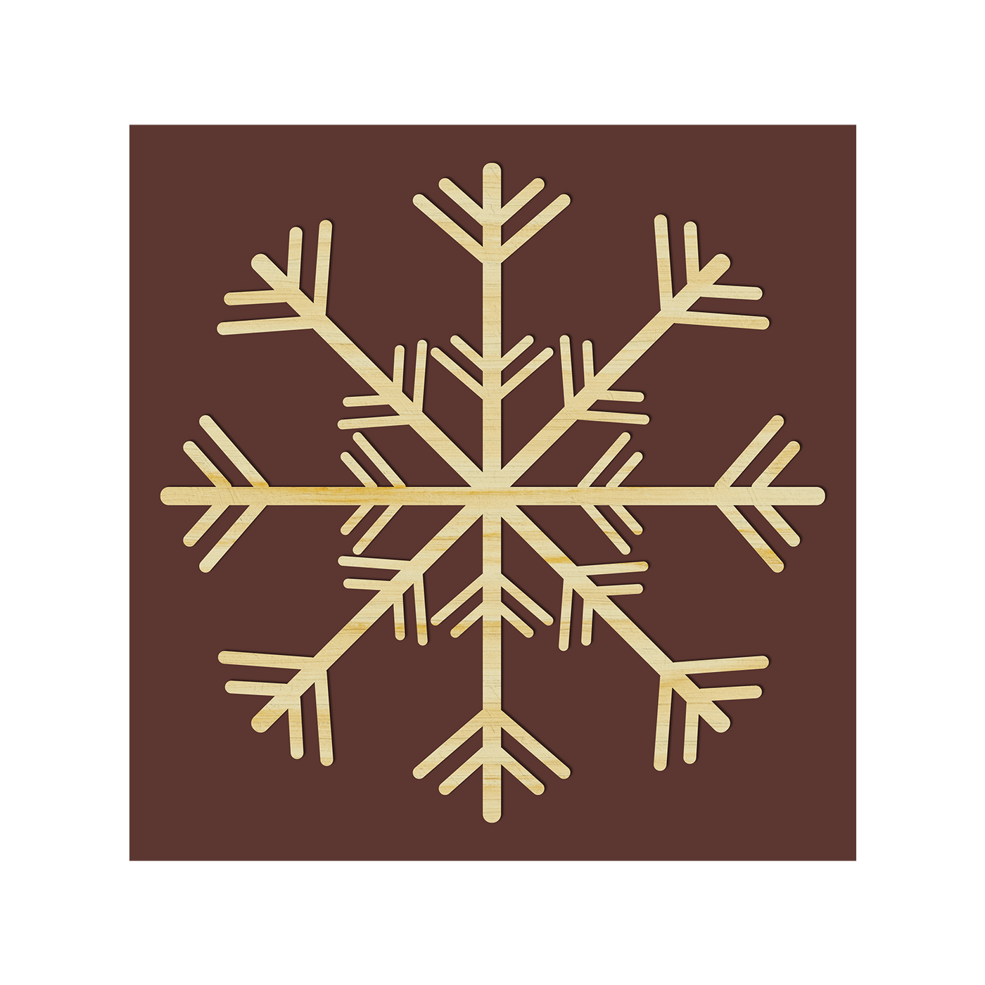 Wooden Snowflake