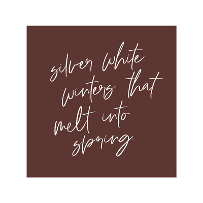 Silver White Winters