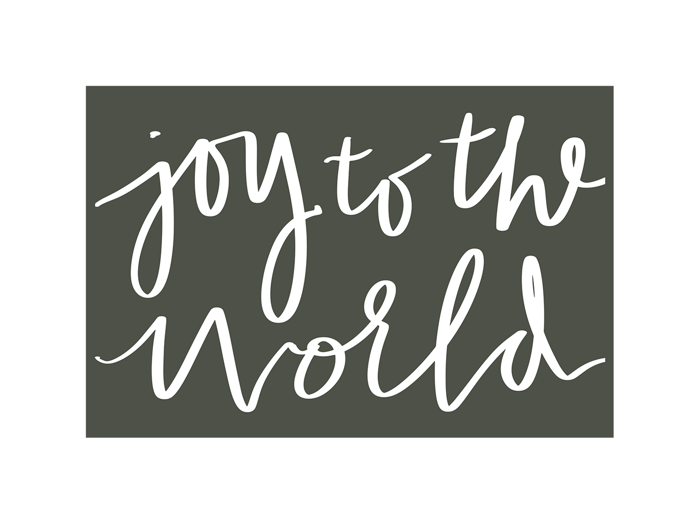 Joy to the World