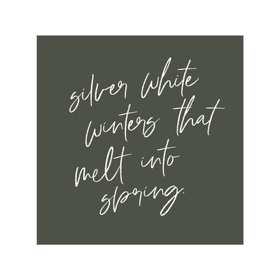 Silver White Winters