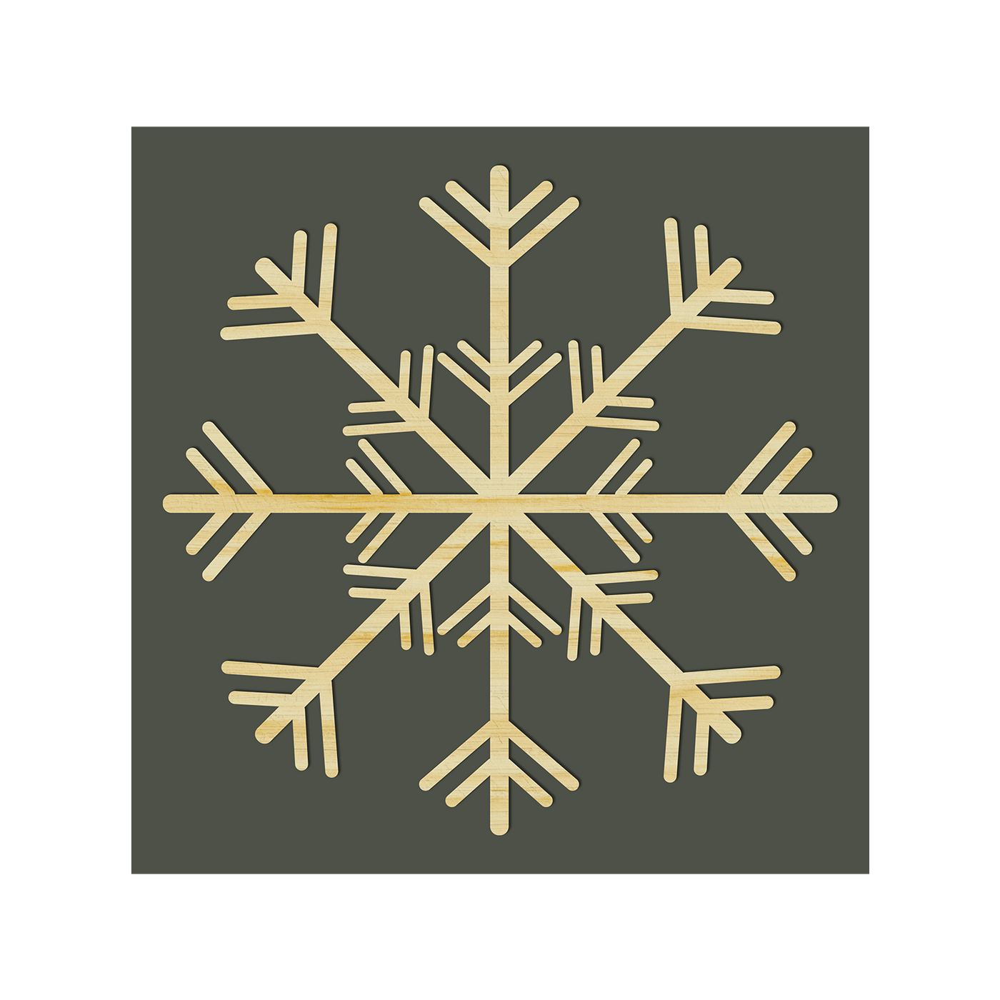 Wooden Snowflake