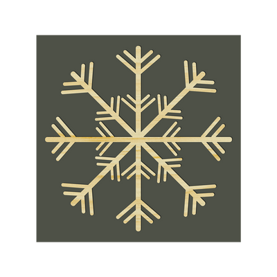 Wooden Snowflake