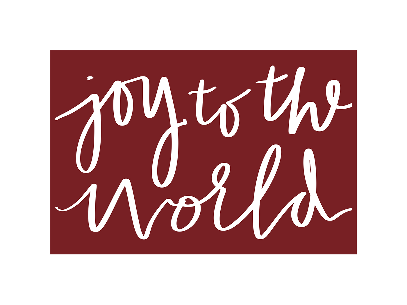 Joy to the World
