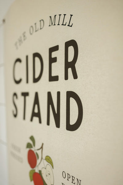 Cider Stand | Canvas Banner