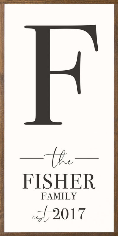 Family Initial | Customizable