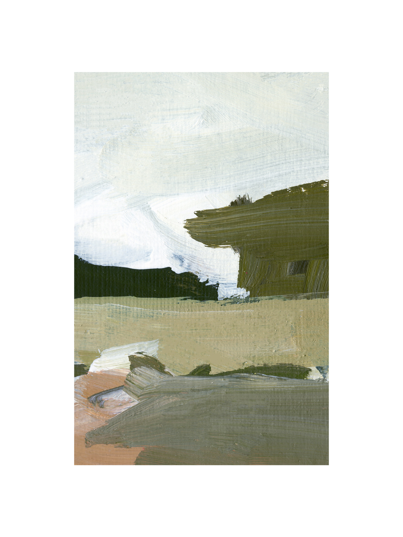 Land & Sky Abstract by Natalia McGuffee | Pair or Single