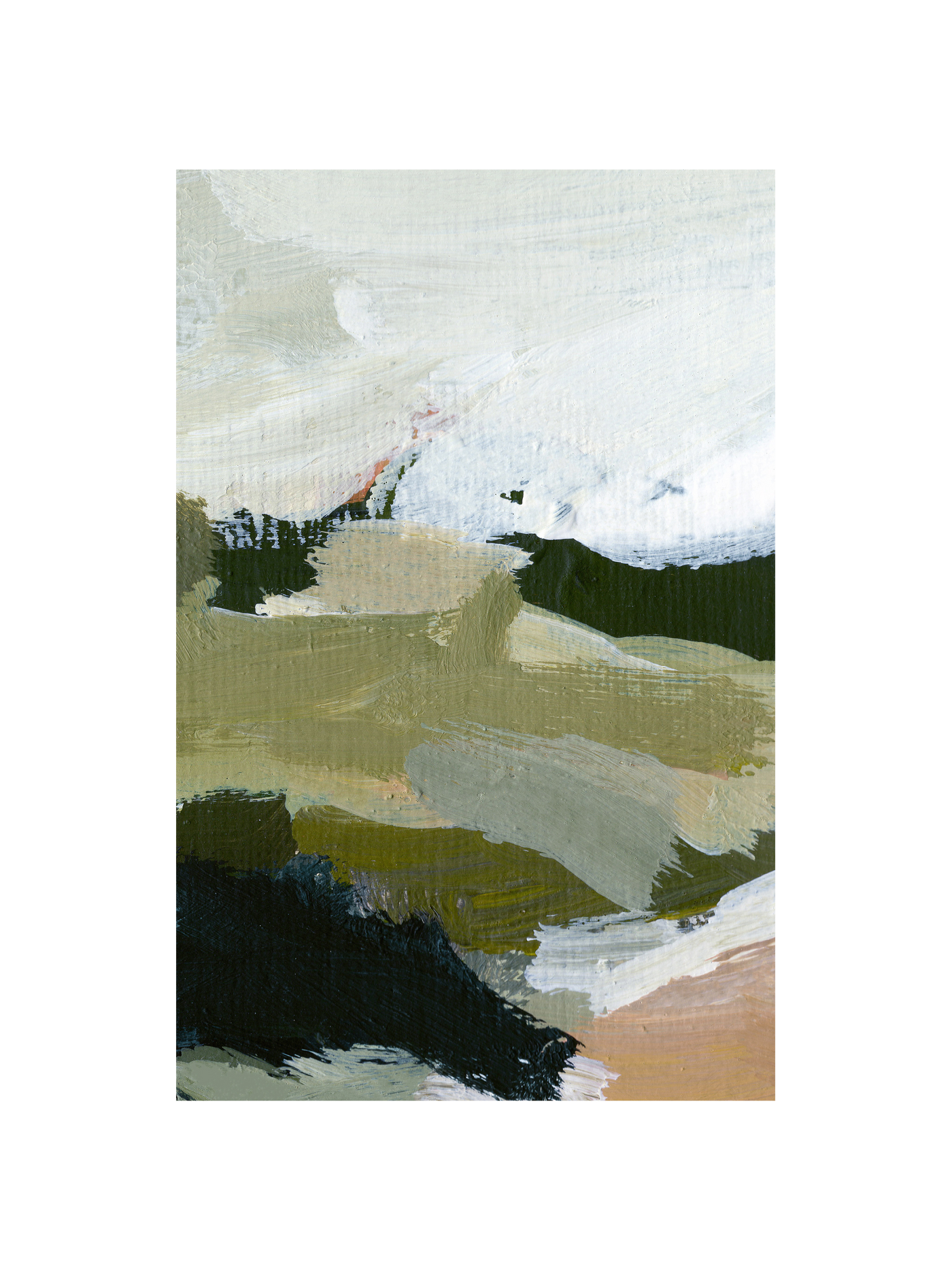 Land & Sky Abstract by Natalia McGuffee | Pair or Single