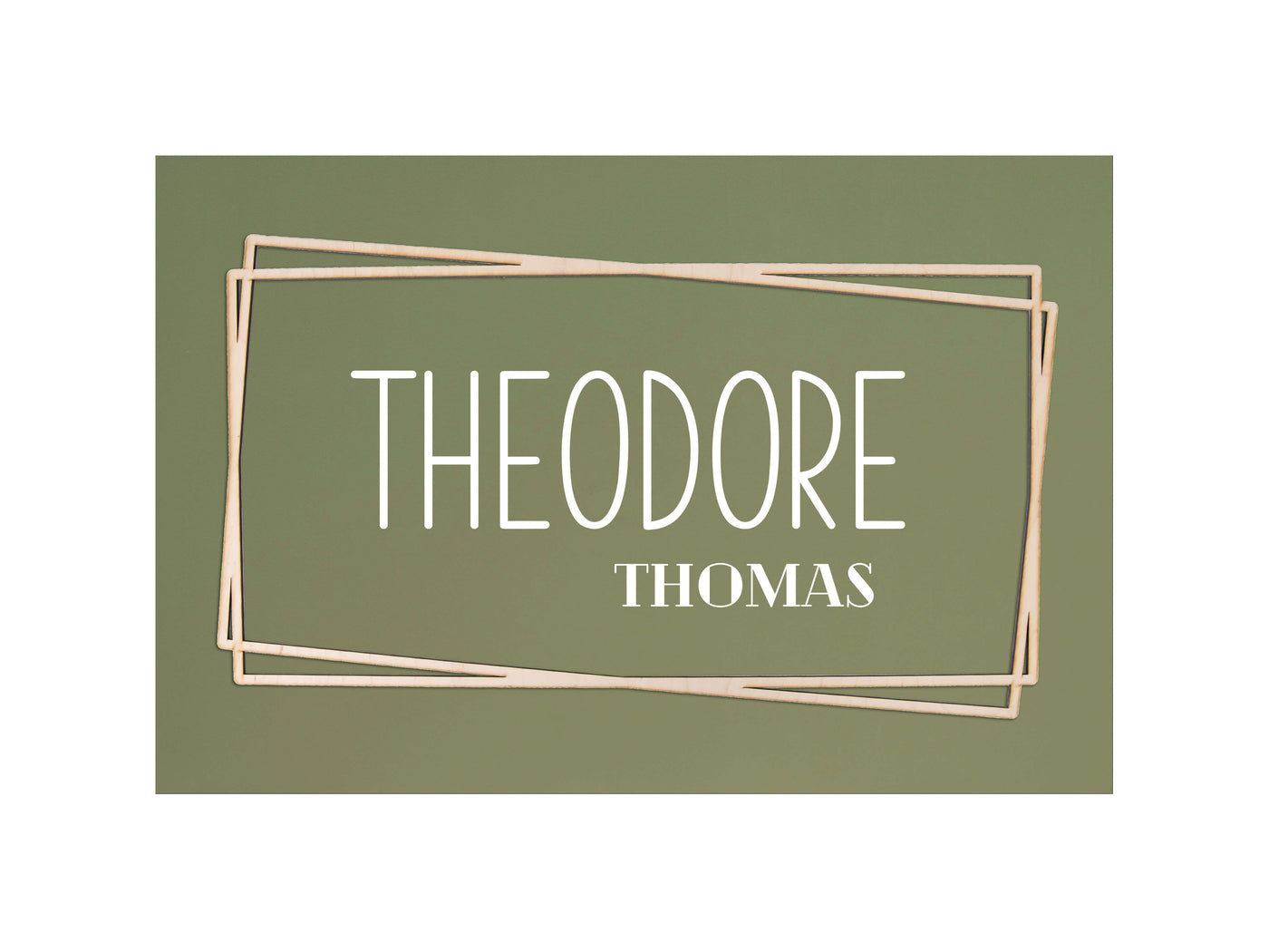Geometric Custom Name Art | Multiple Font Options