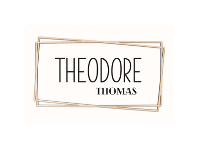 Geometric Custom Name Art | Multiple Font Options