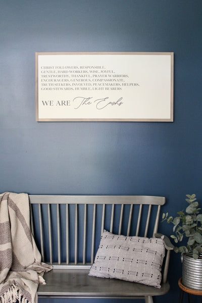 Family Manifesto | Personalized