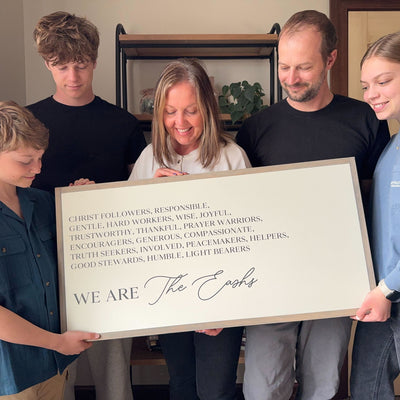 Family Manifesto | Personalized
