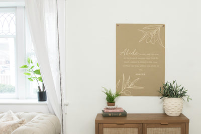 Abide in Me | Canvas Banner