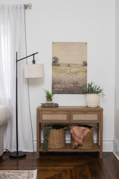 Consider the Lilies Vintage Art | Canvas Banner