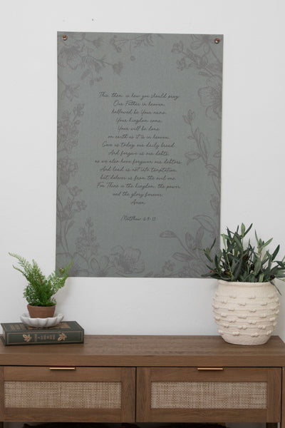 The Lord's Prayer | Canvas Banner