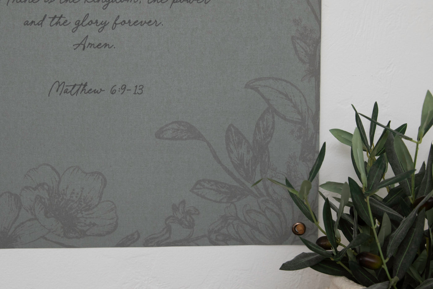 The Lord's Prayer | Canvas Banner