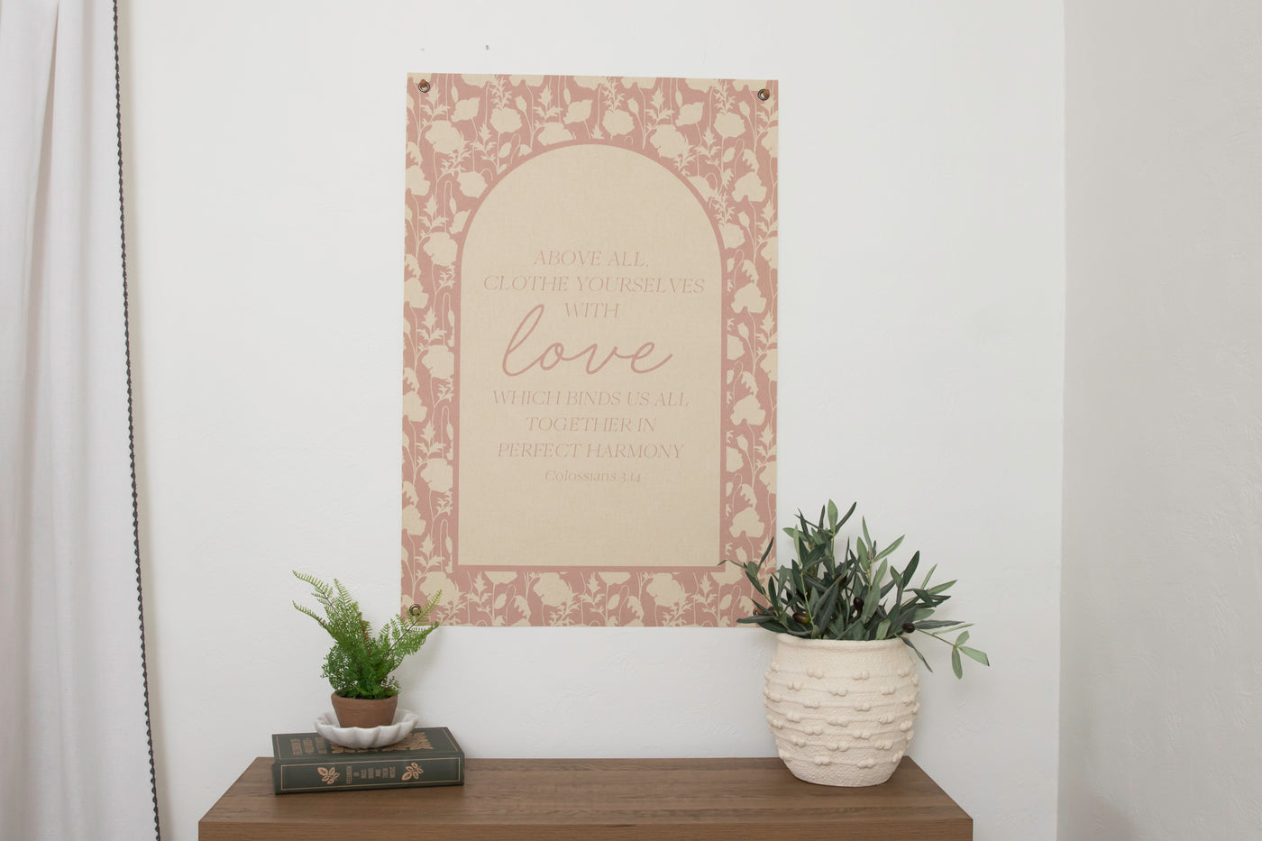 Clothed in Love | Canvas Banner