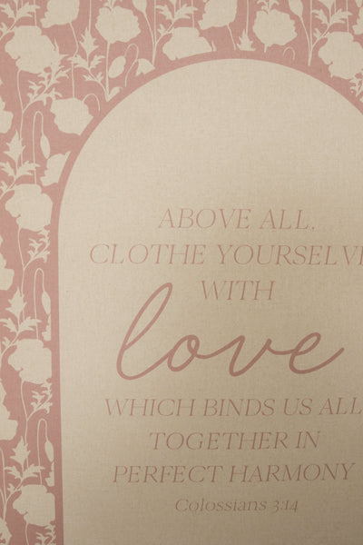 Clothed in Love | Canvas Banner
