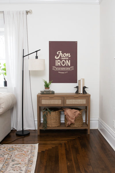 Iron Sharpens Iron | Canvas Banner