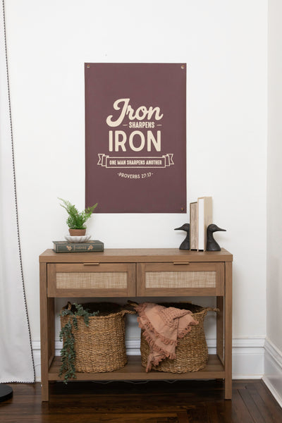 Iron Sharpens Iron | Canvas Banner