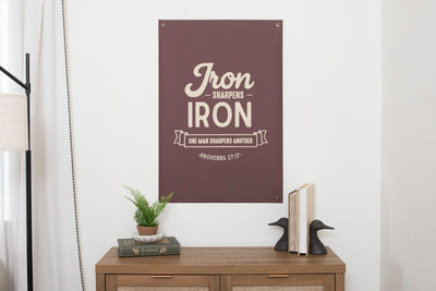 Iron Sharpens Iron | Canvas Banner