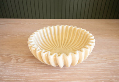 Resin Fluted Bowl