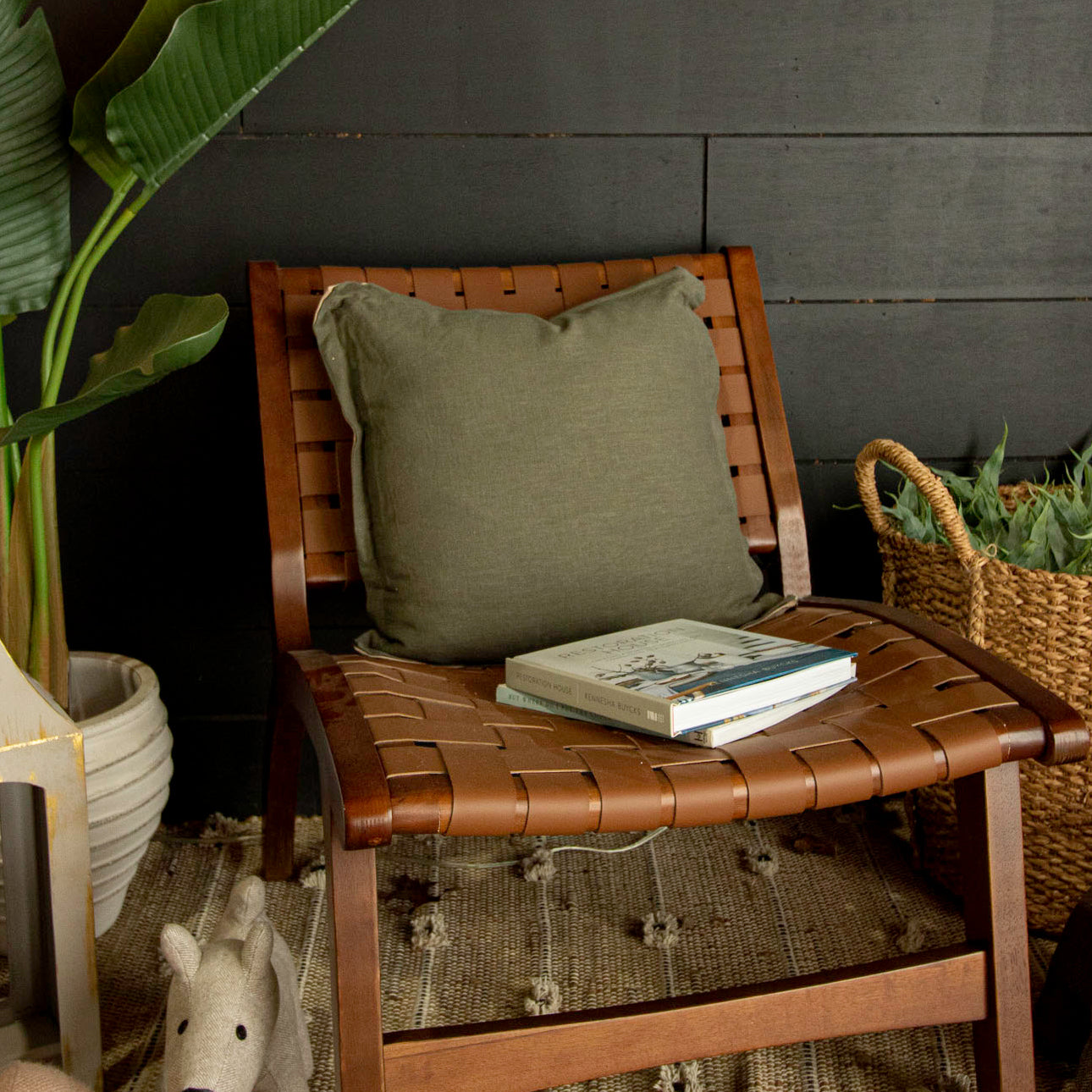 Basil Linen Pillow