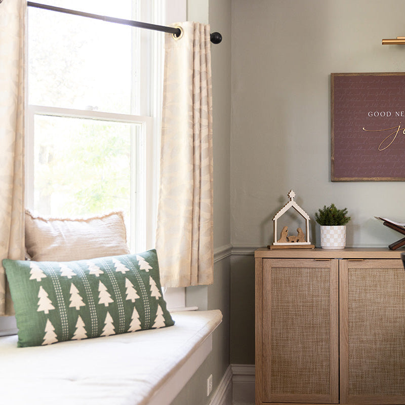 Tree Patterned Lumber Pillow