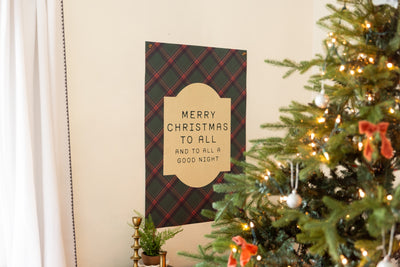 Merry Christmas to All | Canvas Banner