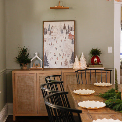 Vintage-Inspired Stoneware Light Up Tree | 2 Sizes