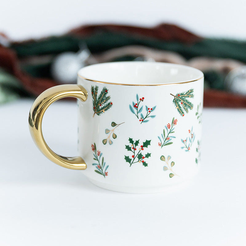Holiday Greenery Coffee Mug