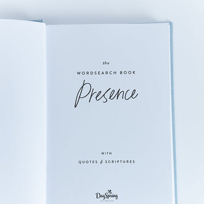 Presence Wordsearch Book