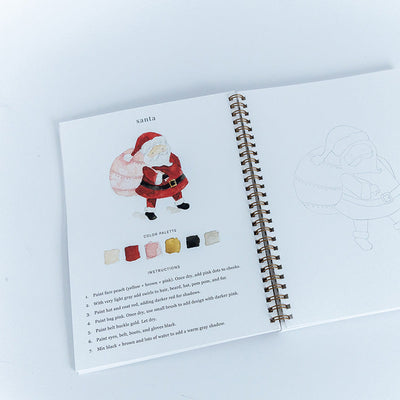 Emily Lex Watercolor Workbook: Christmas