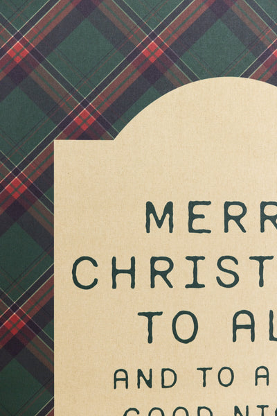 Merry Christmas to All | Canvas Banner