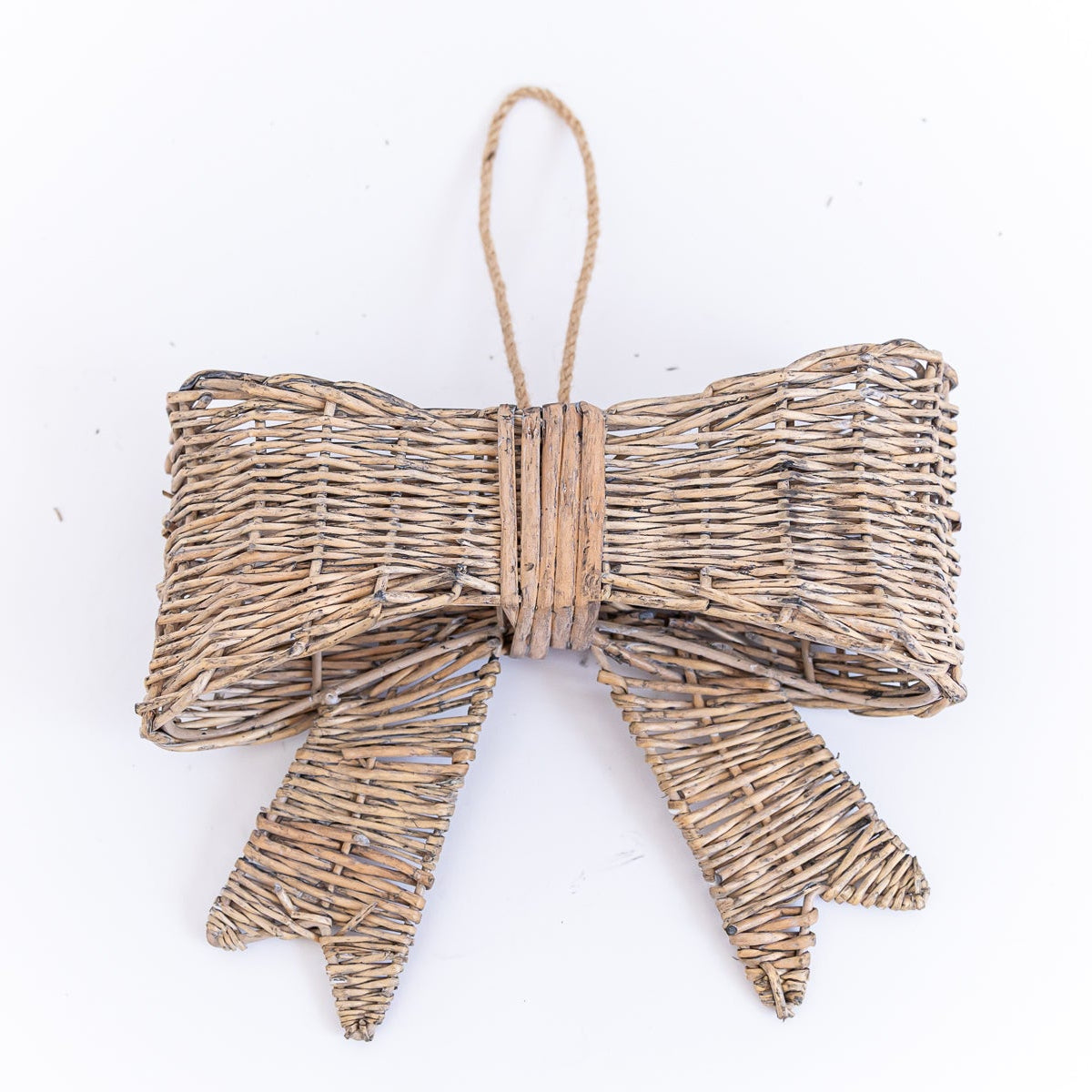 Festive Woven Wicker Bow